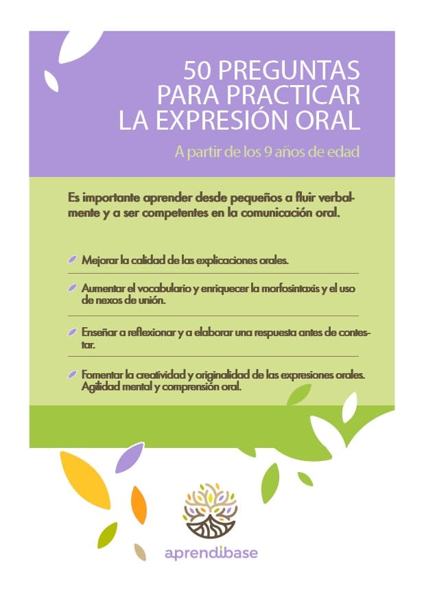 Libro 50 preguntas para practicar la expresión oral