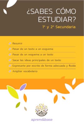 ¿Sabes cómo estudiar? 1º y 2º de secundaria